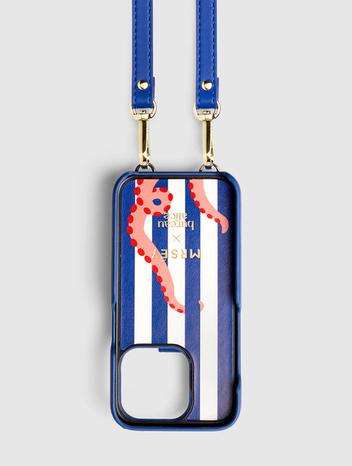 iPhone Case with Strap - Édition Bleu