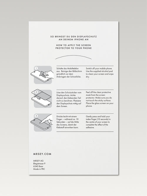 Schutzfolie - Panzer Glas 🔨