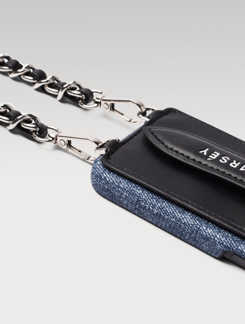 iPhone Hülle mit Strap - Denim