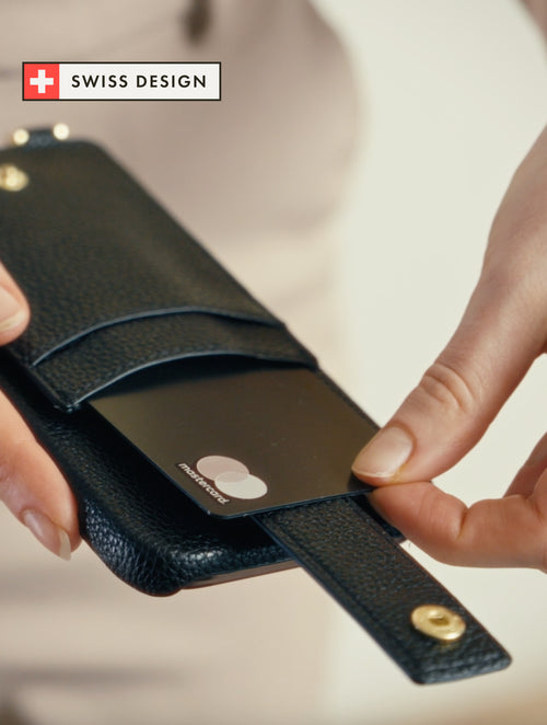 iPhone Case with Strap - Grey Lilac