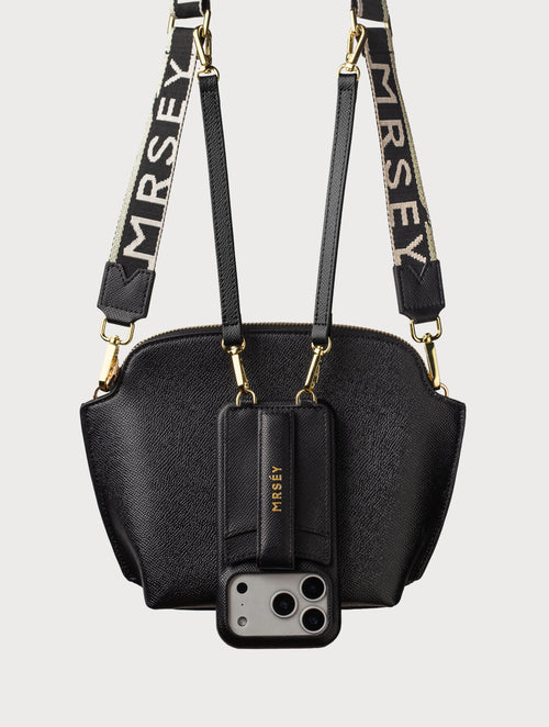 Tulip Bag Crossbody Set - Black