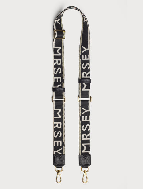 Logo Shoulder Strap - Black