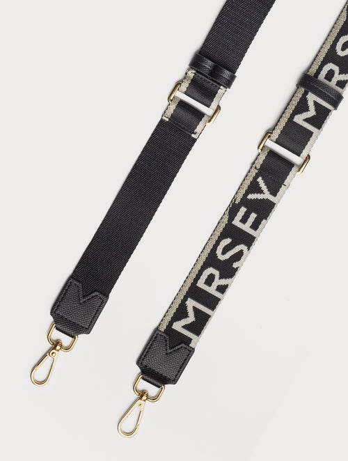 Logo Shoulder Strap - Black